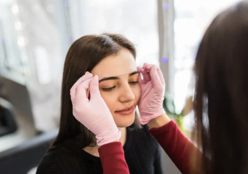 Eyebrows threading2
